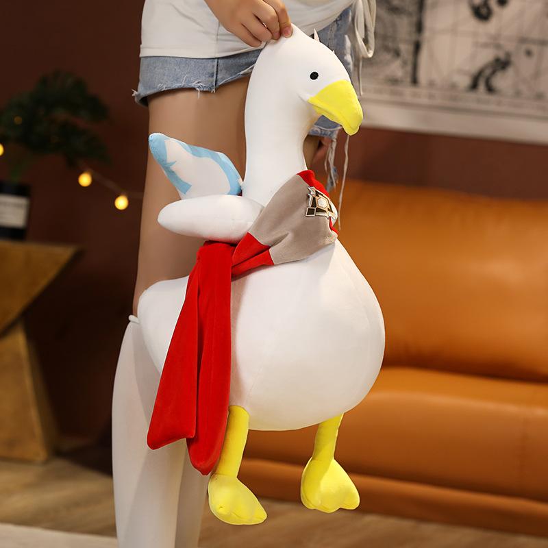 Game Genshin Impact Tartaglia Duck Plush Doll Cosplay Prop
