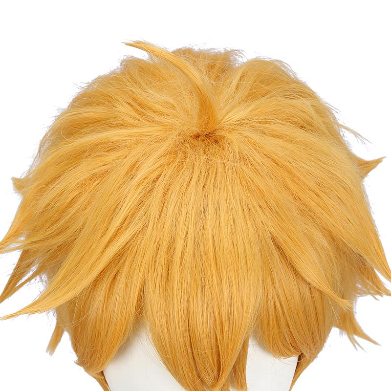 Game Genshin Impact Tohma Yellow Long Cosplay Wigs