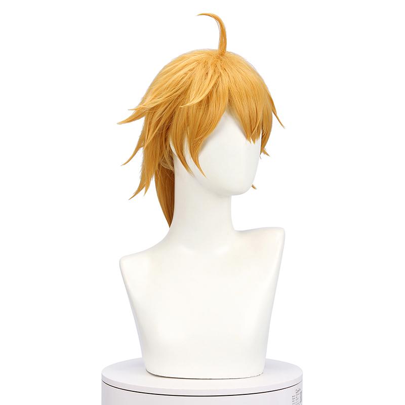 Game Genshin Impact Tohma Yellow Long Cosplay Wigs