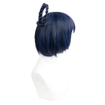 Game Genshin Impact XiangLing Dark Blue Braided Cosplay Wigs