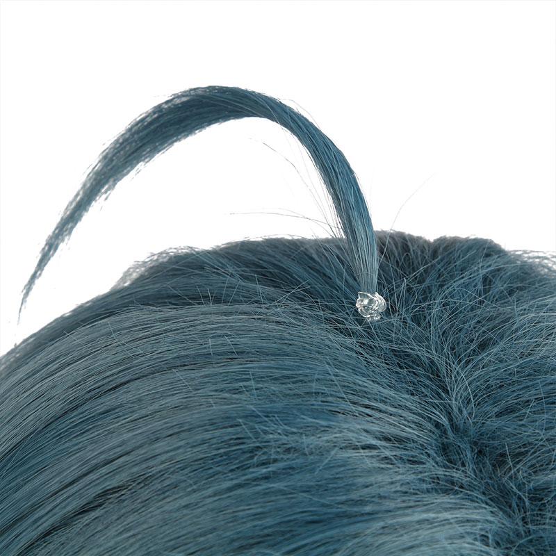 Game Genshin Impact Xiao Blue Mixed Cosplay Wigs 