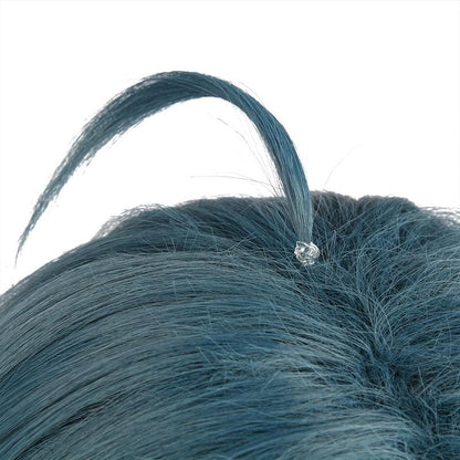 Game Genshin Impact Xiao Blue Mixed Cosplay Wigs 