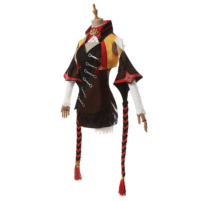 Game Genshin Impact Xinyan Cosplay Costume