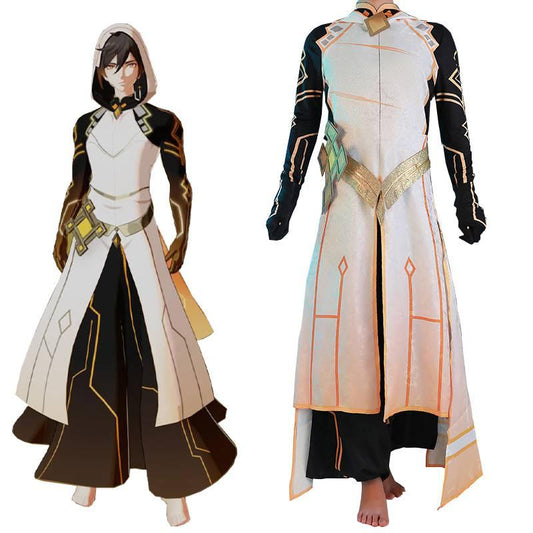 Game Genshin Impact Zhongli Azhdaha Cosplay Costume