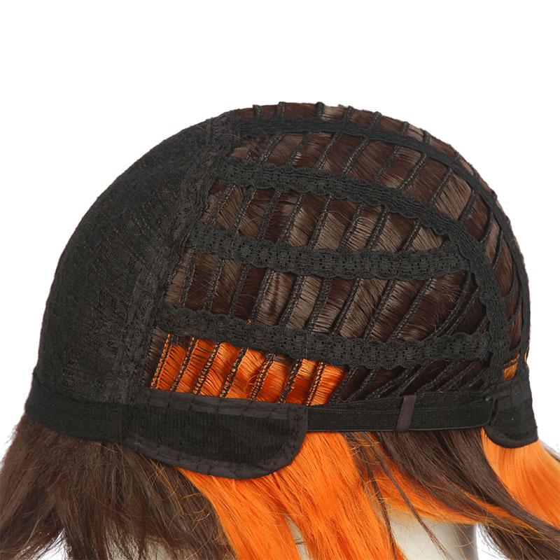 Game Genshin Impact Zhongli Brown Gradient Long Cosplay Wigs