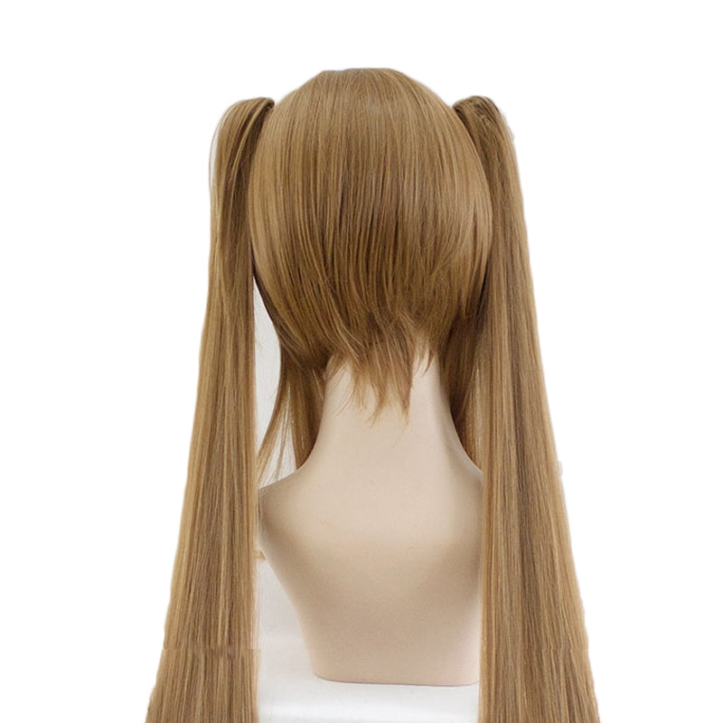 Game Girls Frontline UMP45UMP9 Brown Ponytail Linen Curls Cosplay Wigs