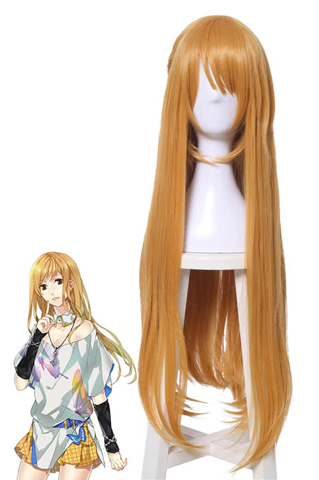 Game Glory Mucheng Su Long Orange Coaplay Wigs