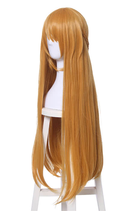 Game Glory Mucheng Su Long Orange Coaplay Wigs
