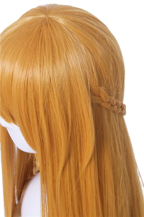 Game Glory Mucheng Su Long Orange Coaplay Wigs