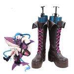 Game LOL Loose Cannon Jinx Cosplay Boots