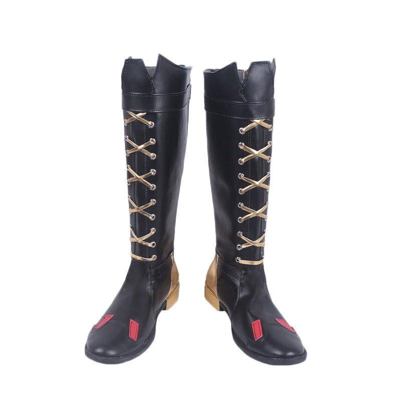 Game OW Ashe Cosplay Boots 