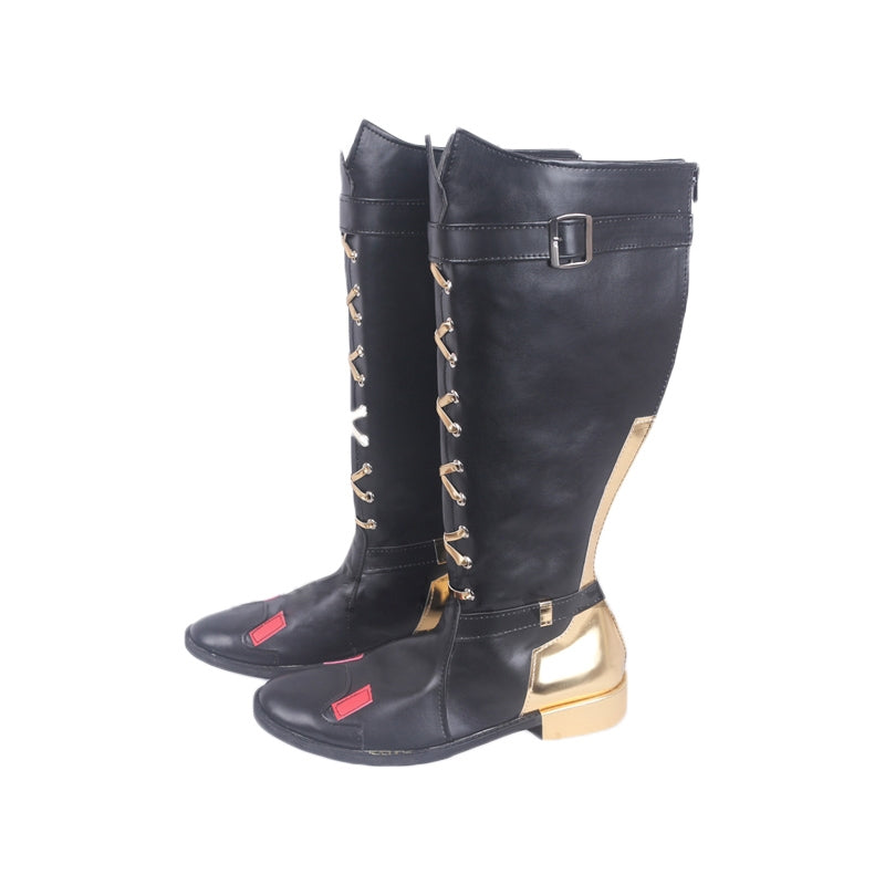 Game OW Ashe Cosplay Boots 