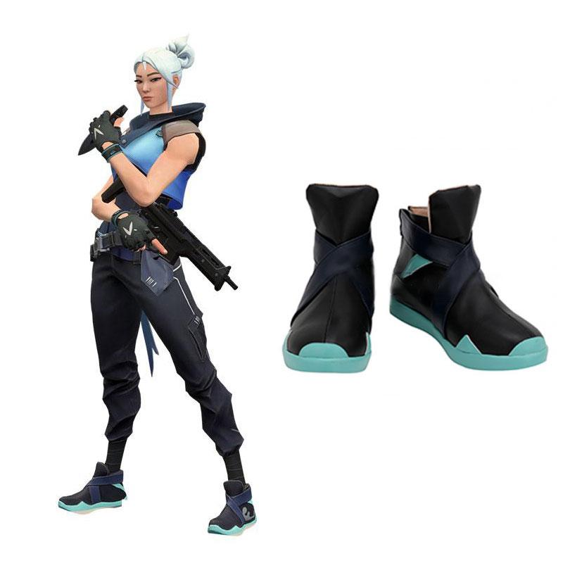 Game Valorant Project A Cosplay Jett Cosplay Shoes