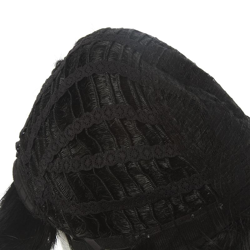 Game Valorant Project A Sage Black Long Ponytail Cosplay Wigs