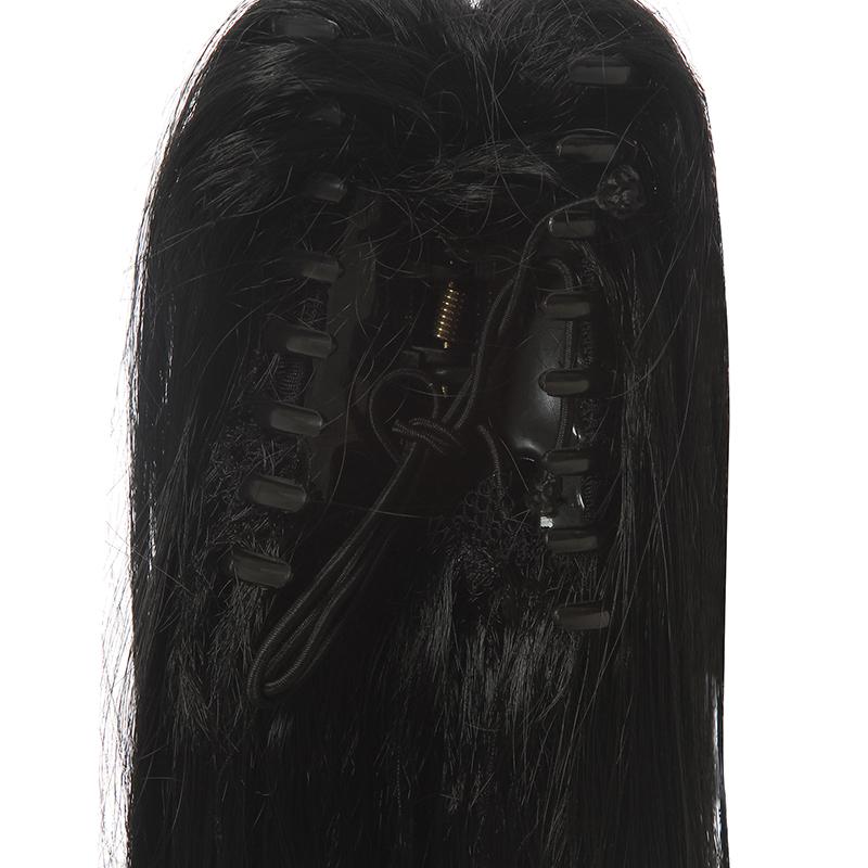 Game Valorant Project A Sage Black Long Ponytail Cosplay Wigs