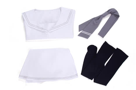 Fate/Grand Order Fate Go Jeanne d'Arc White Uniform Cosplay Costumes