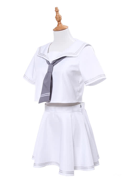 Fate/Grand Order Fate Go Jeanne d'Arc White Uniform Cosplay Costumes