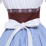 Oktoberfest Wine Lady Costume Blue