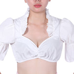 Retro Puff Sleeve Sexy Inside Top