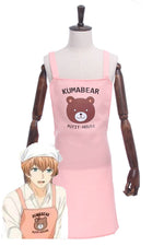 Shokugeki no Souma Satoshi Isshiki Cosplay Costumes Pink Cosplay Apron