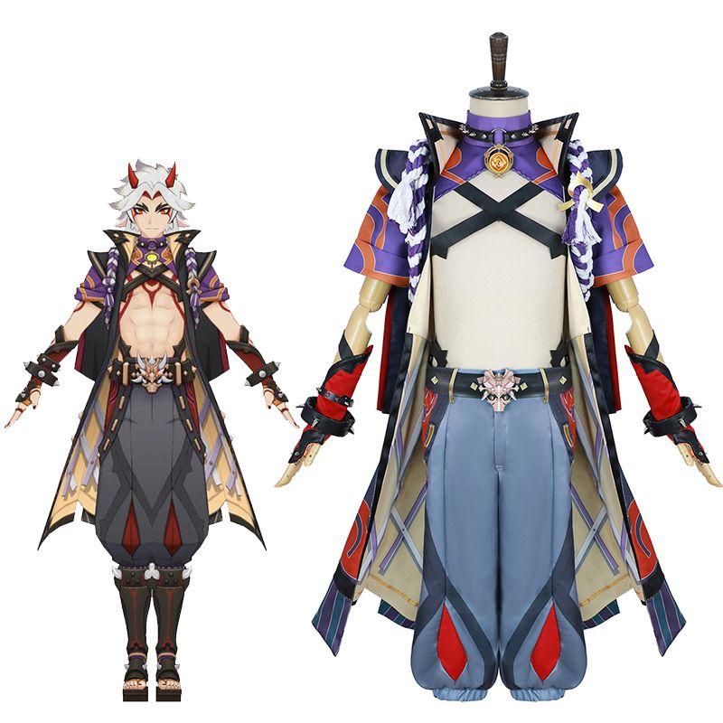 Genshin Impact  Arataki Itto Cosplay Costume