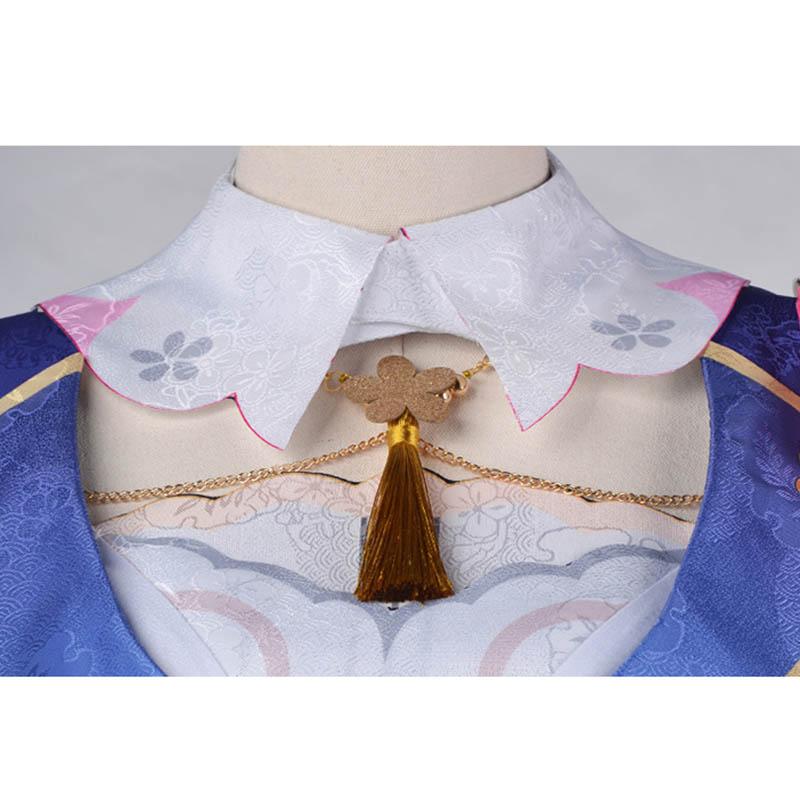 Game Genshin Impact Ayaka Kamisato Springbloom Missive Cosplay Costume