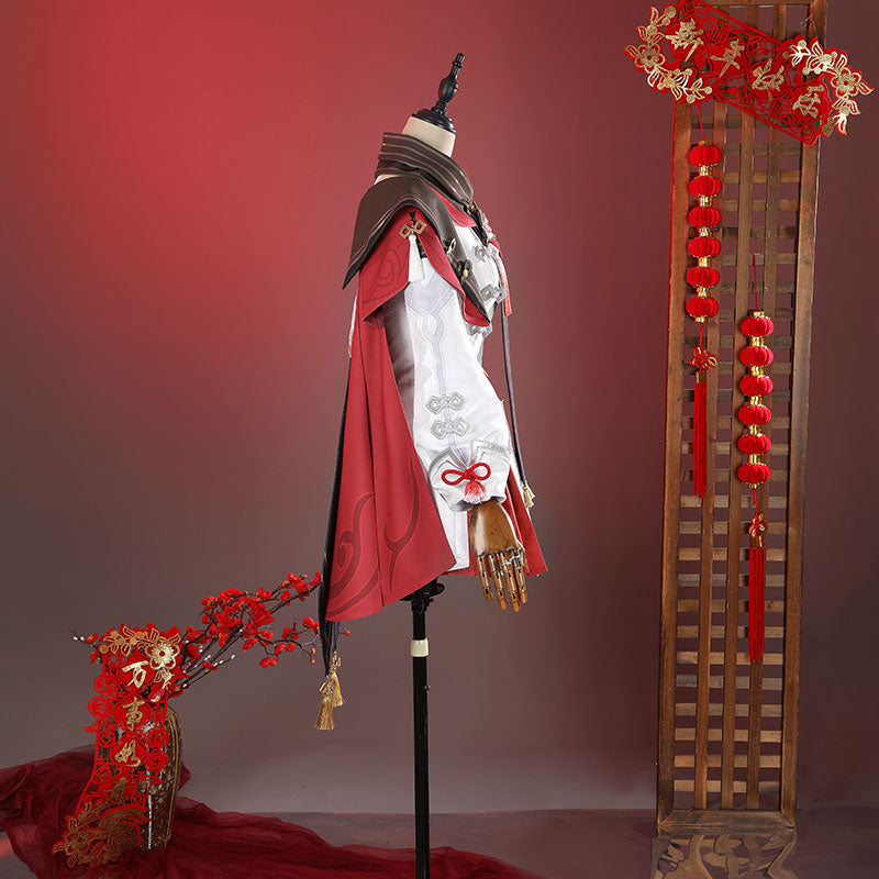 Genshin Impact Cherries Snow-Laden Hu Tao Cosplay Costume