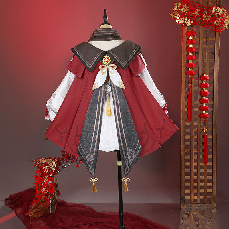 Genshin Impact Cherries Snow-Laden Hu Tao Cosplay Costume