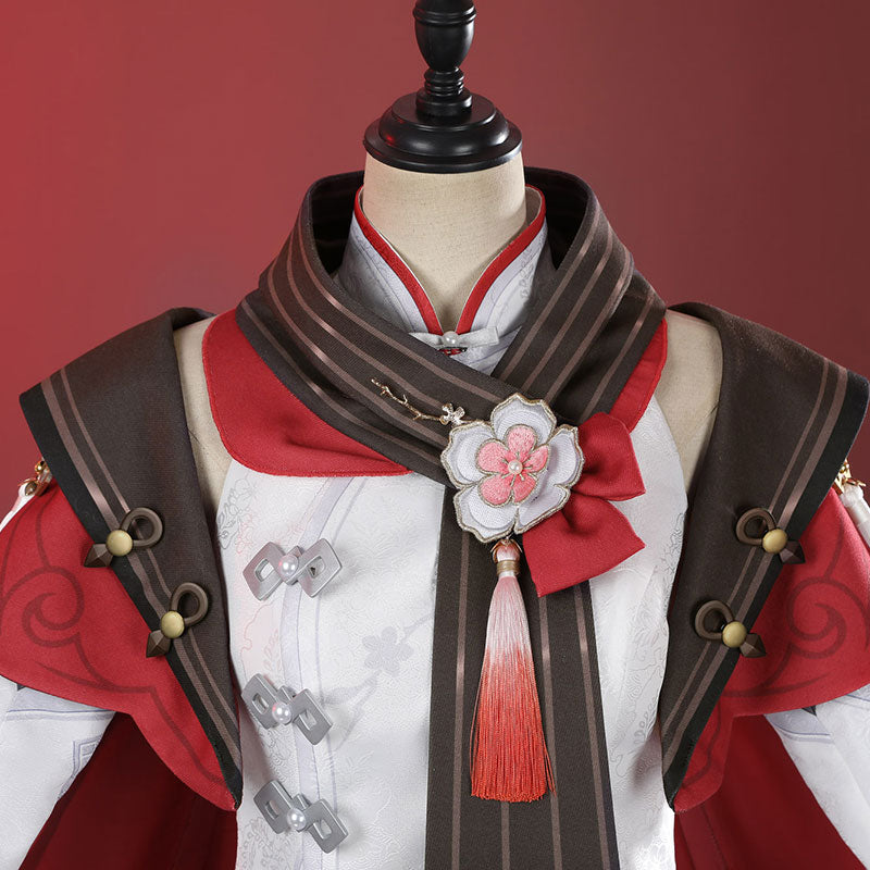 Genshin Impact Cherries Snow-Laden Hu Tao Cosplay Costume