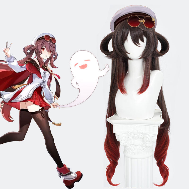 Genshin Impact Cherries Snow Laden Hu Tao Cosplay Wig