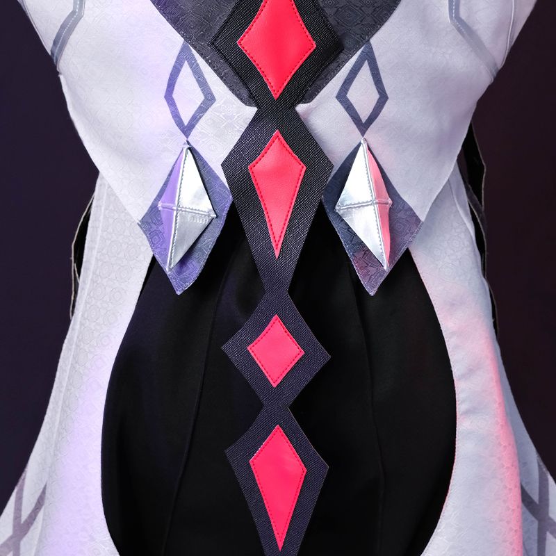 Genshin Impact Fatui Arlecchino The Knave Cosplay Costume