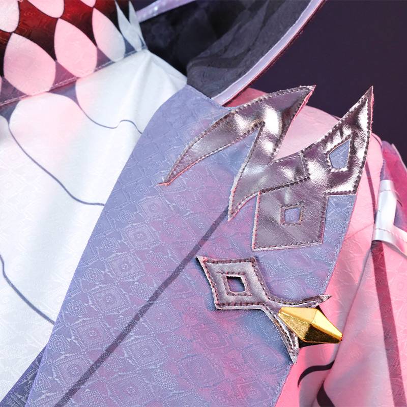 Genshin Impact Fatui Arlecchino The Knave Cosplay Costume