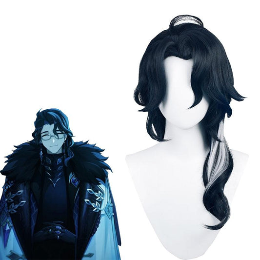 Genshin Impact Eleven Fatui Harbingers Regrator Pantalone Cosplay Wigs