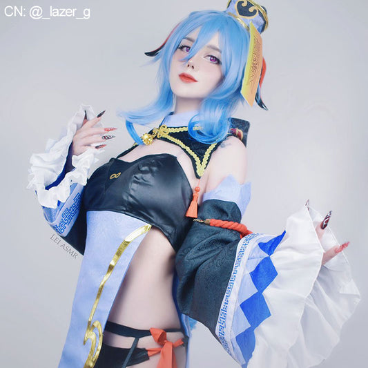 Genshin Impact Ganyu Little Zombie Sexy Halloween Cosplay Costume