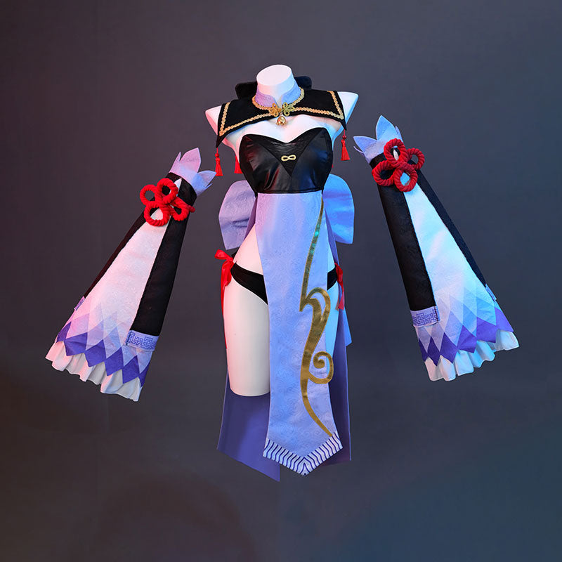 Genshin Impact Ganyu Little Zombie Sexy Halloween Cosplay Costume