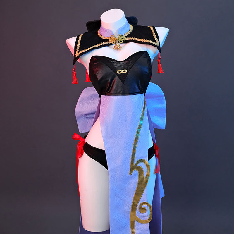 Genshin Impact Ganyu Little Zombie Sexy Halloween Cosplay Costume
