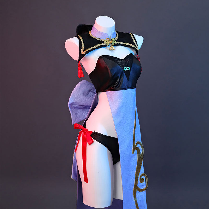 Genshin Impact Ganyu Little Zombie Sexy Halloween Cosplay Costume