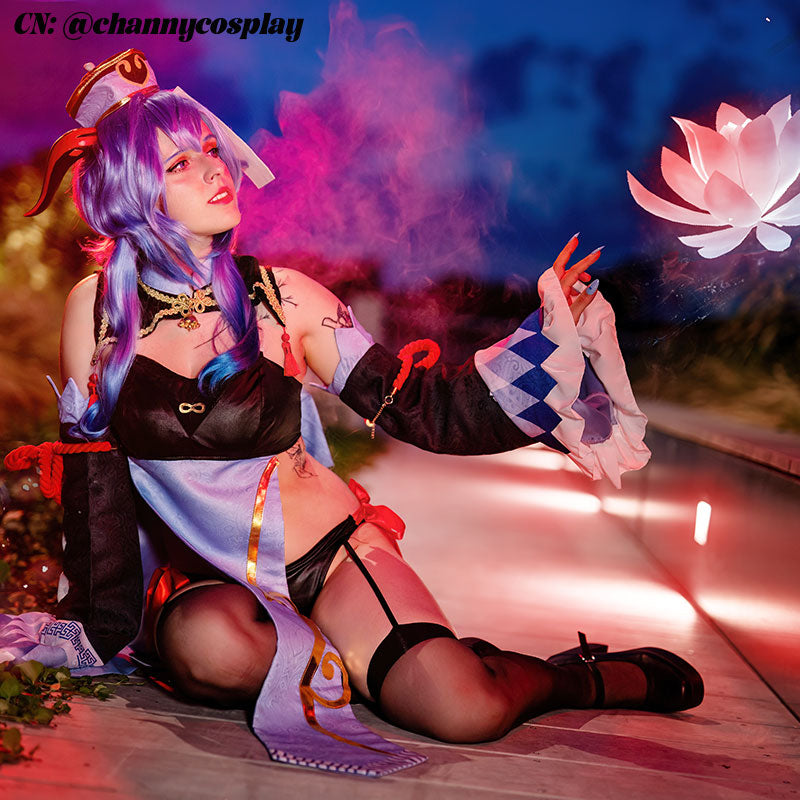 Genshin Impact Ganyu Little Zombie Sexy Halloween Cosplay Costume