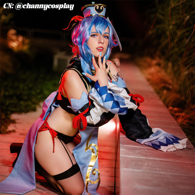 Genshin Impact Ganyu Little Zombie Sexy Halloween Cosplay Costume