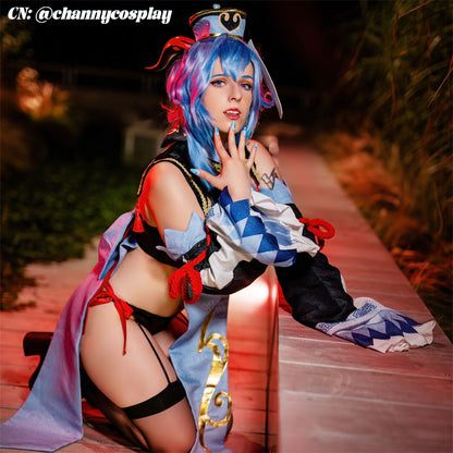 Genshin Impact Ganyu Little Zombie Sexy Halloween Cosplay Costume