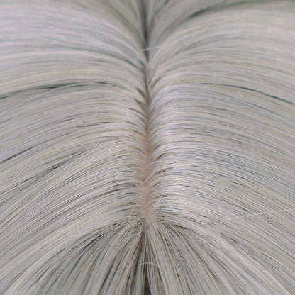 Genshin Impact Guizhong Long Grey Cosplay Wigs