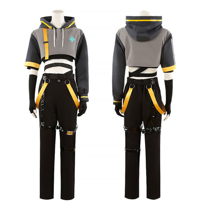 Genshin Impact HoYoFair 2024 Traveler Aether Cosplay Costume