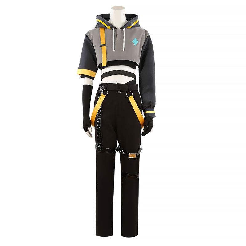 Genshin Impact HoYoFair 2024 Traveler Aether Cosplay Costume