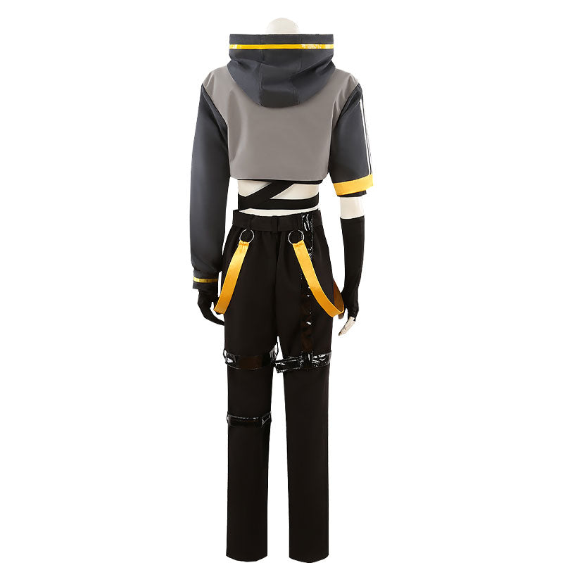 Genshin Impact HoYoFair 2024 Traveler Aether Cosplay Costume