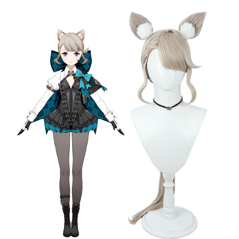 Genshin Impact Lynette Cosplay Wigs