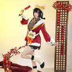 Genshin Impact New Year's Cheer Xiangling Cosplay Costume