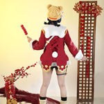 Genshin Impact New Year's Cheer Xiangling Cosplay Costume