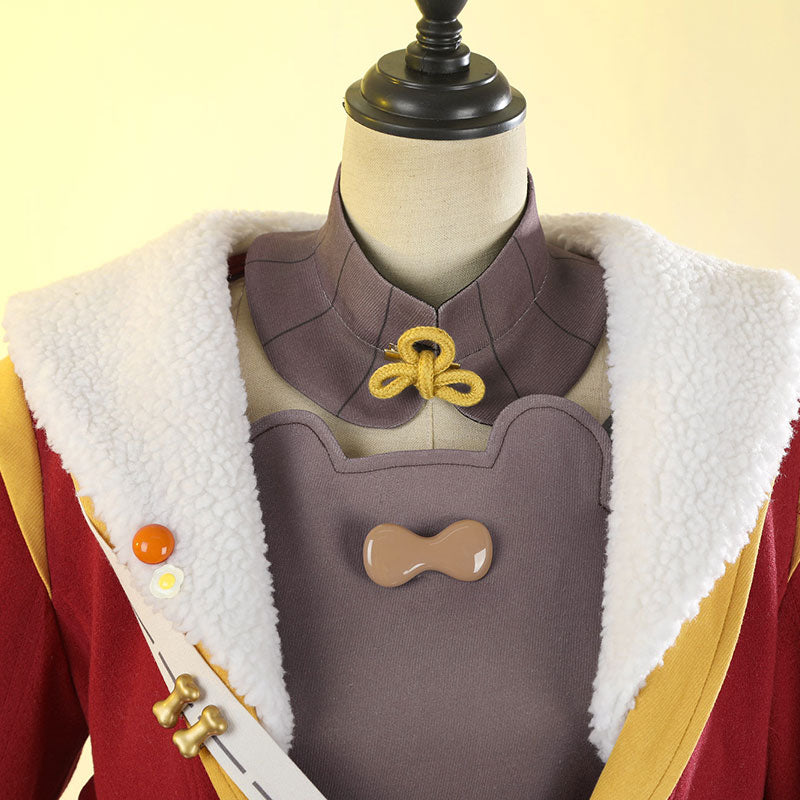 Genshin Impact New Year's Cheer Xiangling Cosplay Costume