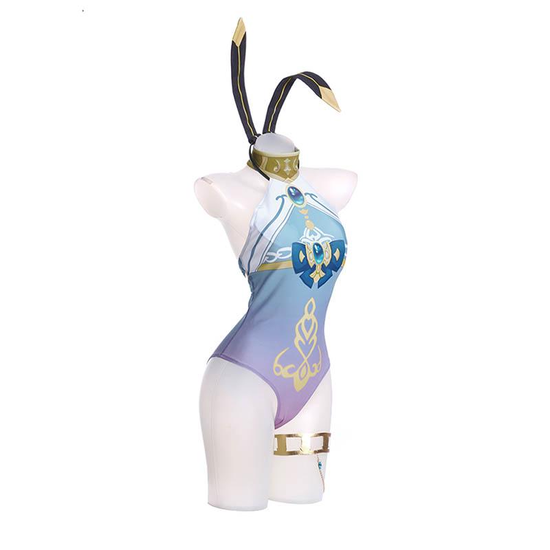 Genshin Impact Nilou Fanart Bunny Girl Cosplay Costume Style3