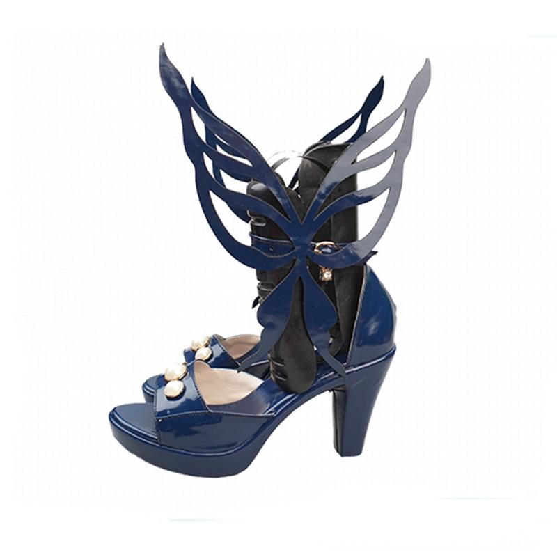 Genshin Impact Orchid's Evening Gown Ningguang Cosplay Shoes